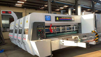 Carton Factory Use The Flexo Water Ink Printing Slotting Die Cutting Box Machine
