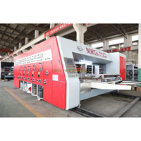 Corrugated Cardboard Flexo Water Ink Printer Slotter Die Cutter Carton Box Make Package Machine