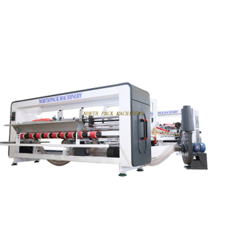 Corrugated Cardboard Foler Gluing Stitching Carton Box Machine