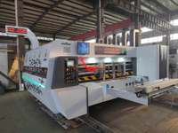 NORTH PACK Lead Edge Two Color Printing Slotting Corrugation Carton Box Make Machine